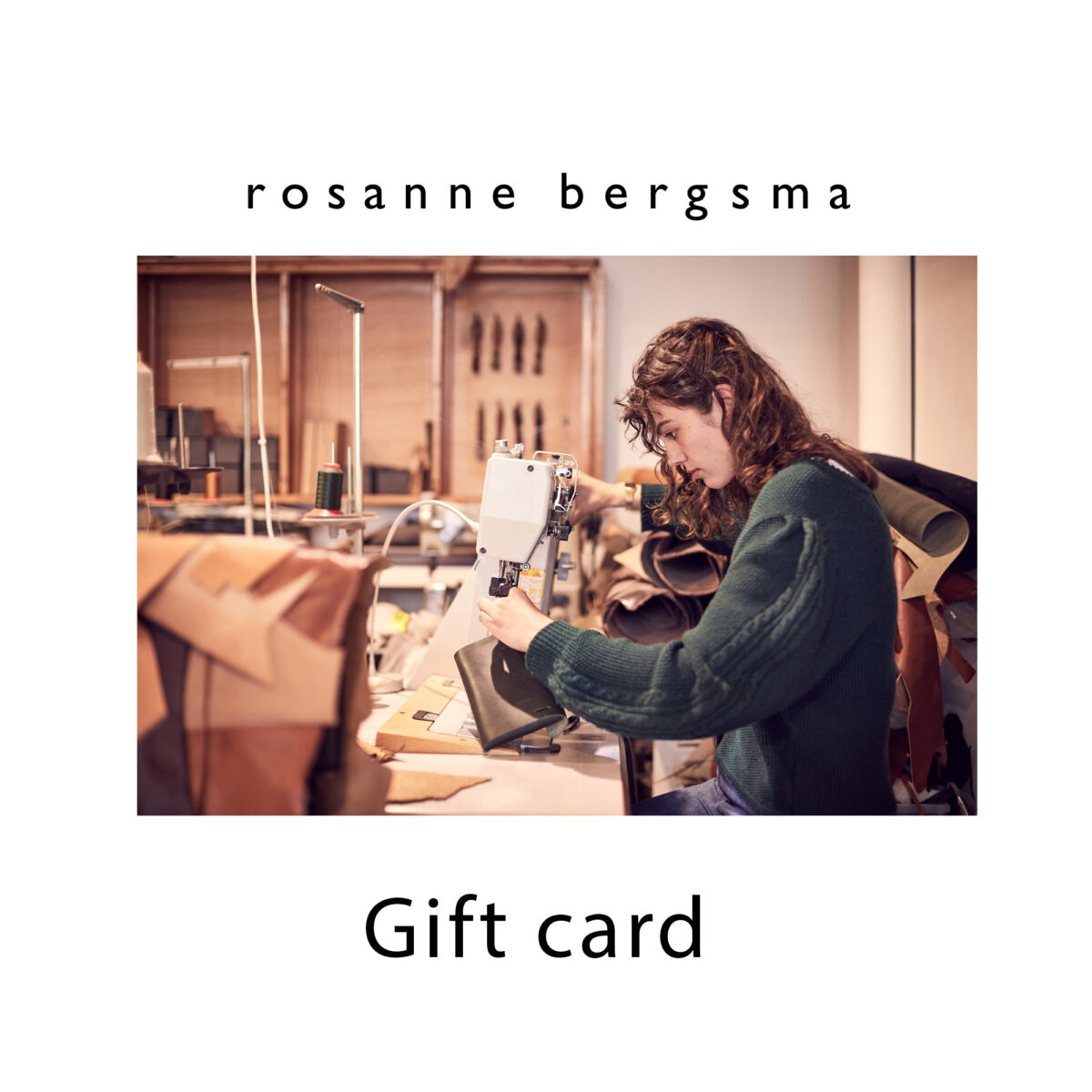 Gift card for a product or workshop